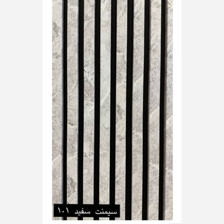 ترمووال فوم پنل رنگ سیمنت سفید کد 101، پانیذ روکش PVC ابعاد 50در280 cm (ارسال با باربری) (پس کرایه)