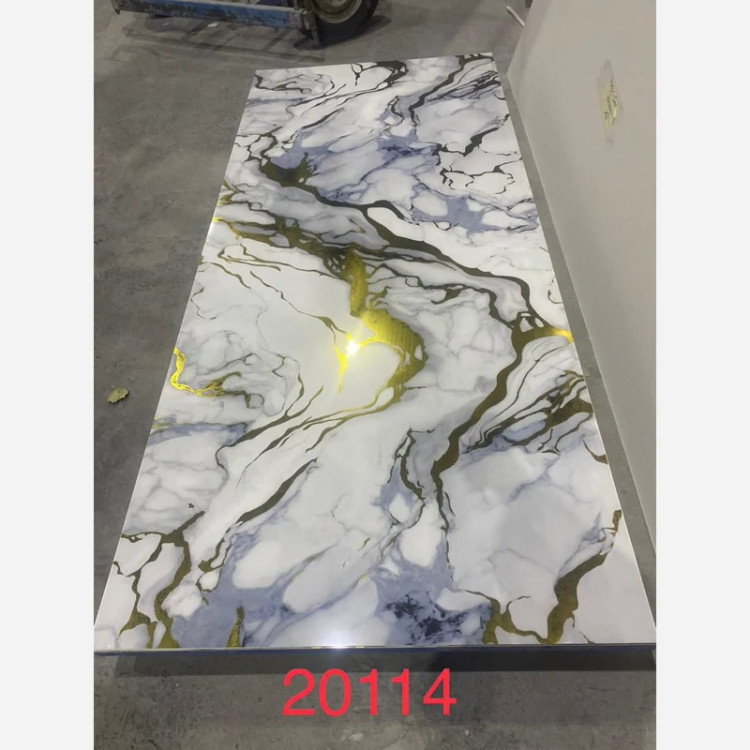 ماربل شیت طلاکوب کد 20114 ابعاد 60در120 cm ضخامت 2.5میل (پس کرایه)