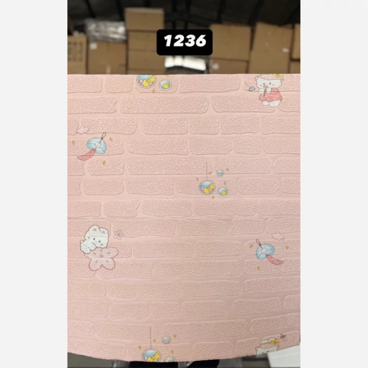 8 طرح دیوارپوش فومی پشت چسبدار طرح کودک، ابعاد70در70 cm، ضخامت 5میل (ورق بزنید)(پس کرایه)