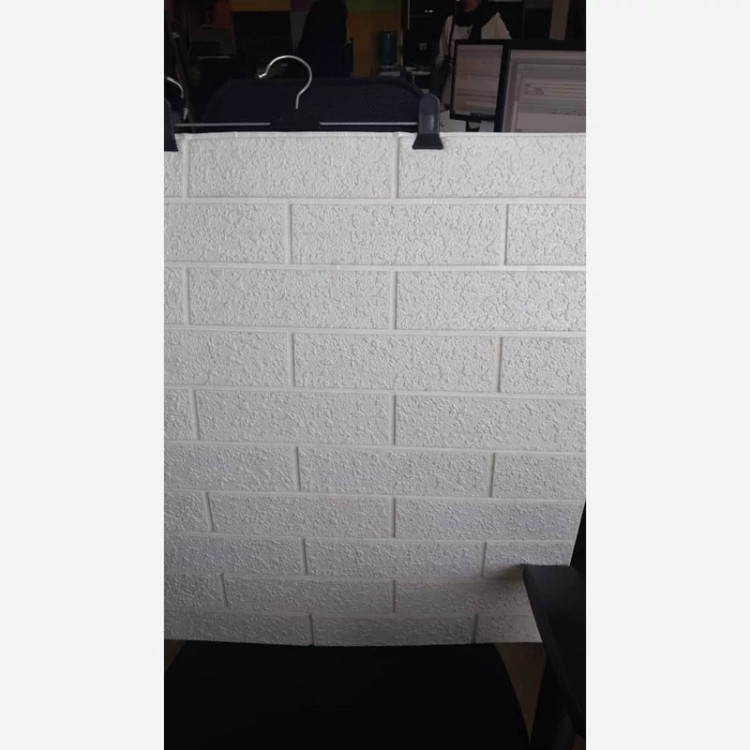دیوارپوش فومی پشت چسبدار آجر خشتی 70در77 cm ضخامت 9میل (پس کرایه)