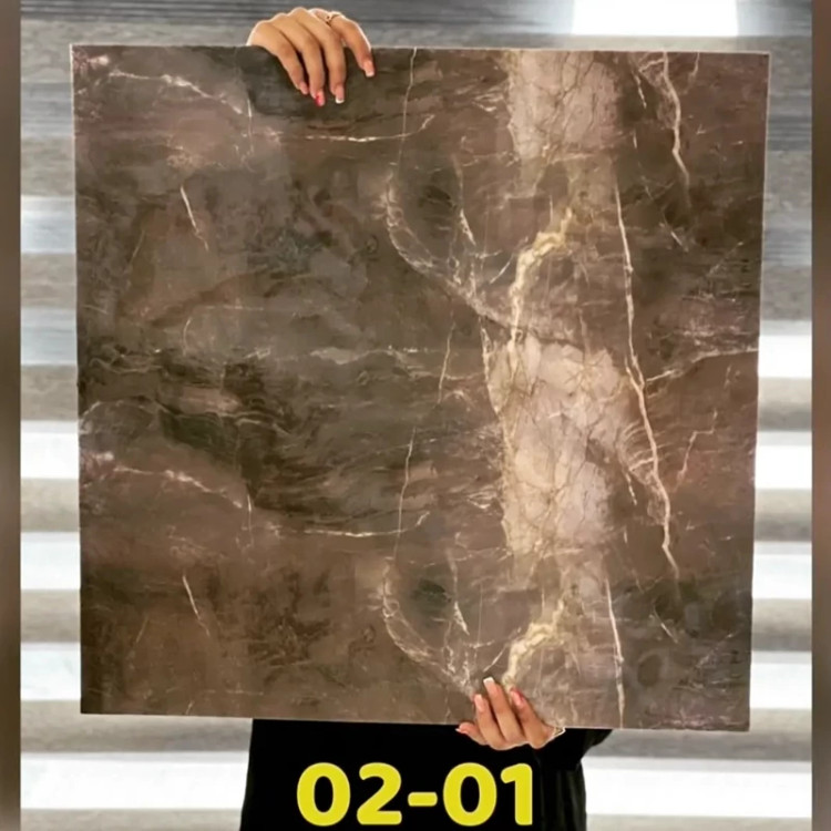 فوم ماربل کد01-02 پشت چسبدار(سطح صاف) 60در60 cm ضخامت 2میل (پس کرایه)