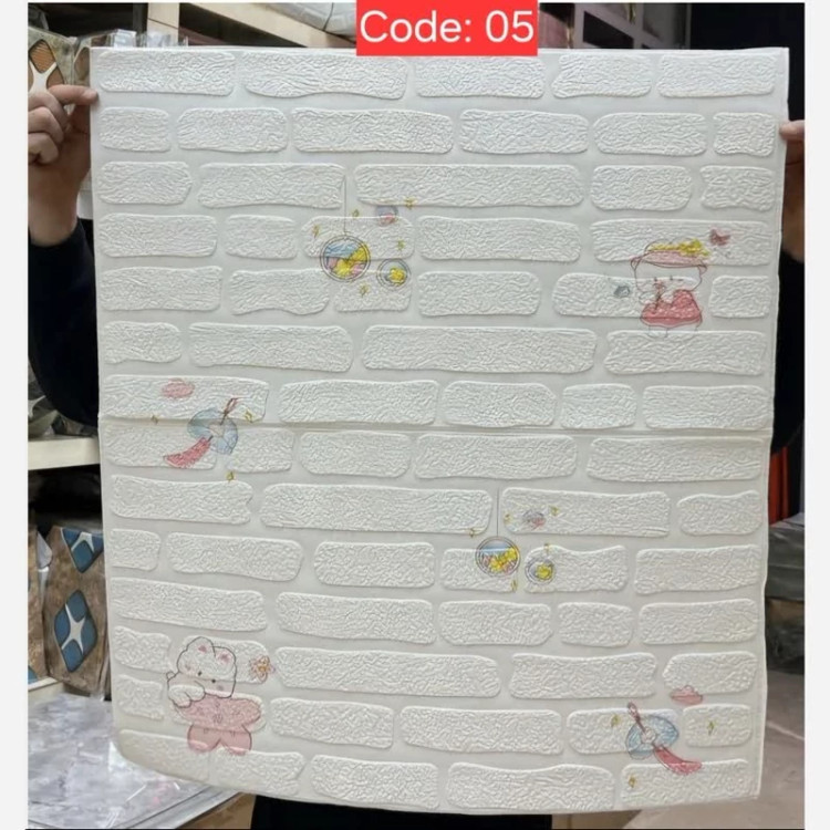 7طرح دیوارپوش فومی اتاق کودک ابعاد70در70 cm ضخامت 5میل (پس کرایه)