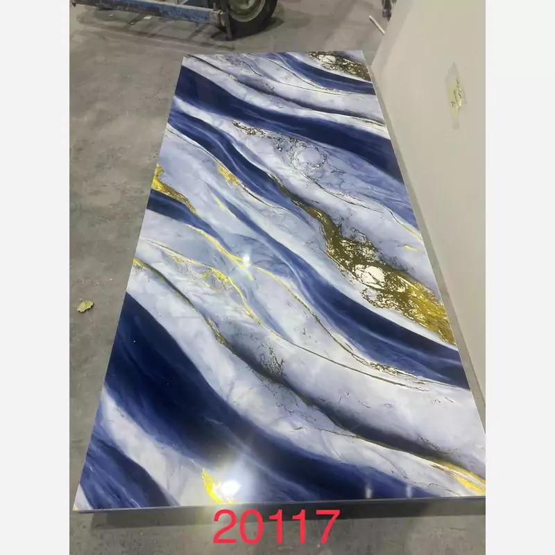 ماربل شیت طلاکوب کد 20117 ابعاد 122در280 cm ضخامت 2.5میل (پس کرایه)