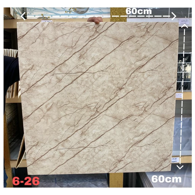 فوم ماربل کد 26-6 پشت چسبدار(سطح صاف) 60در60 cm ضخامت 2میل (پس کرایه)