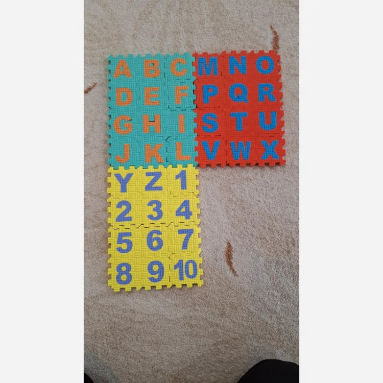 کفپوش تاتامی کودک ابعاد 42در42 cm (حروف الفبای انگلیسی) بسته 36 قطعه ای (پس کرایه)