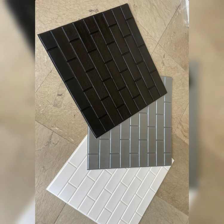 دیوارپوش فومی پشت چسبدار آجری تخت 70در70 cm ضخامت 6میل (پس کرایه)