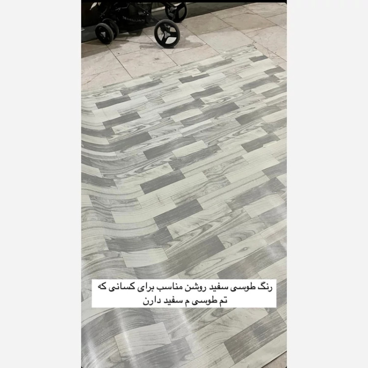 کفپوش رولی پشت موکتی (نمدی) کد 1514 عرض 2متر ضخامت 2mm (پس کرایه)