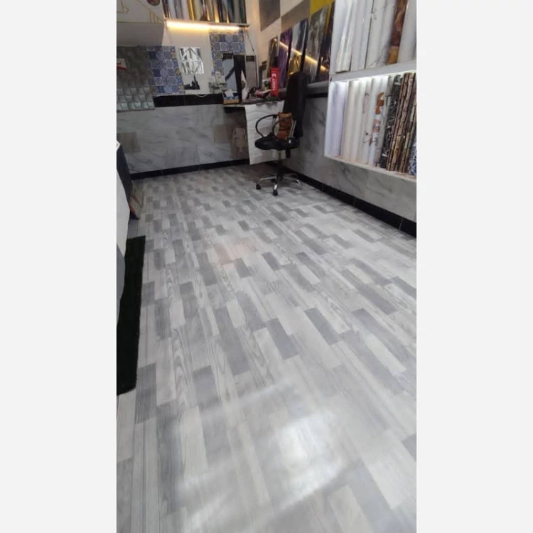 کفپوش رولی پشت موکتی (نمدی) کد 1514 عرض 2متر ضخامت 2mm (پس کرایه)
