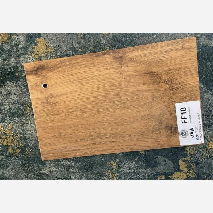 کفپوش PVCپشت چسبدار کد EF18 ابعاد 18در120 cm، ضخامت 2میل بسته شامل 3متر و88 سانتی مترمربع (پس کرایه)