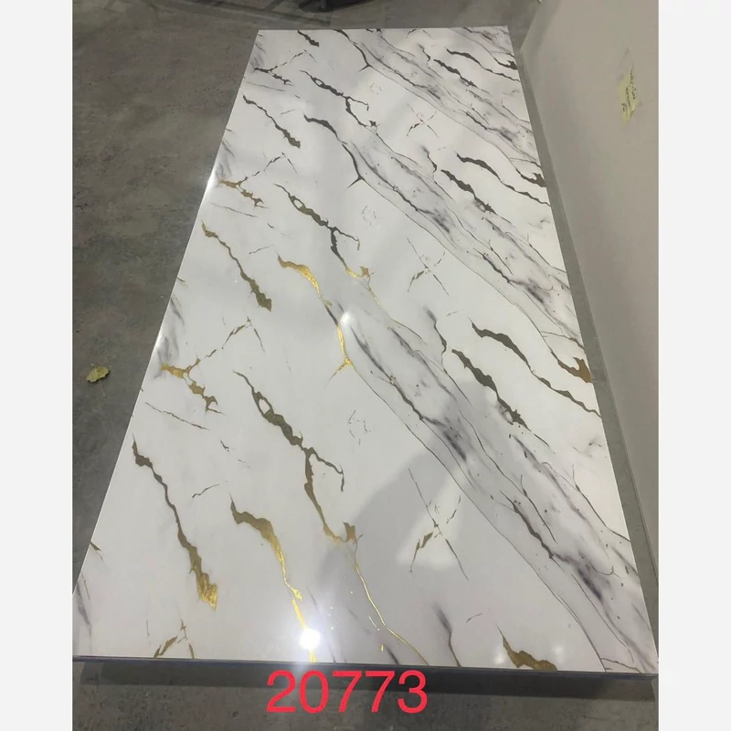 ماربل شیت طلاکوب کد 20773 ابعاد 122در280 cm ضخامت 2.5میل (پس کرایه)