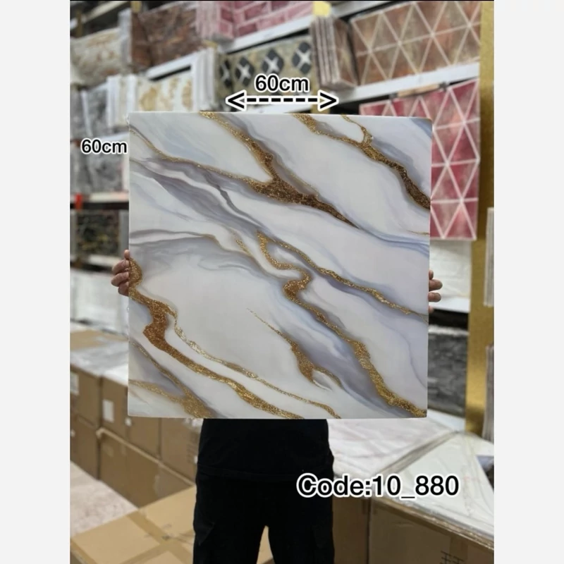 فوم ماربل کد 880-10 پشت چسبدار(سطح صاف) 60در60 cm ضخامت 2میل. (ارسال پس کرایه)