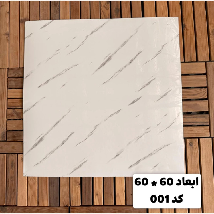 فوم ماربل کد 001 پشت چسبدار(سطح صاف) 60در60 cm ضخامت 2میل (ارسال پس کرایه)