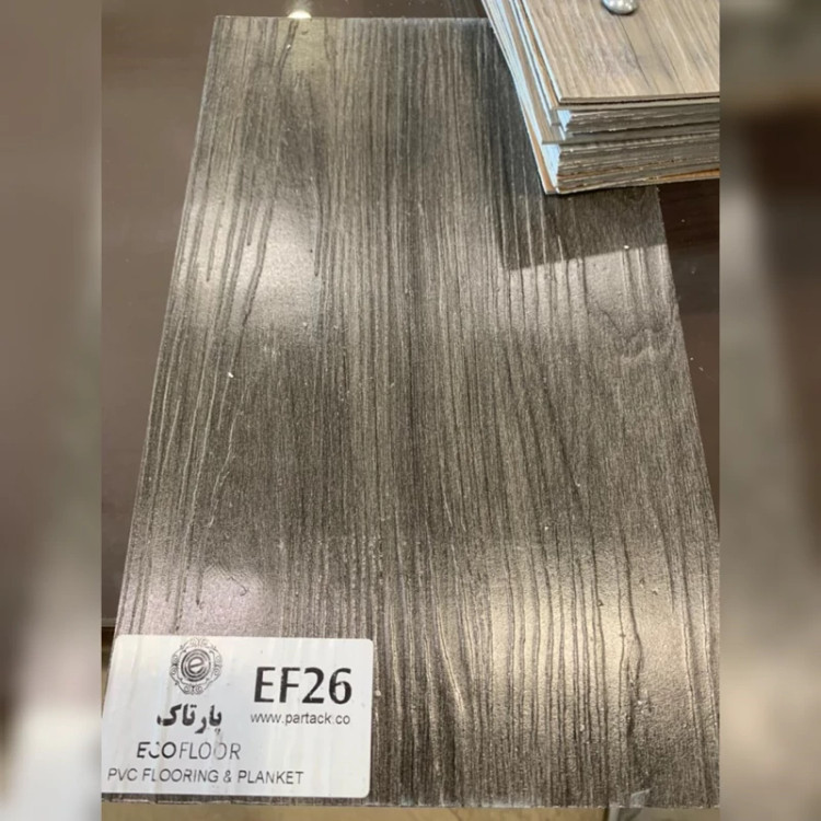کفپوش PVCپشت چسبدار کد EF26 ابعاد 18در120 cm، ضخامت 2میل بسته شامل 3متر و88 سانتی مترمربع (پس کرایه)