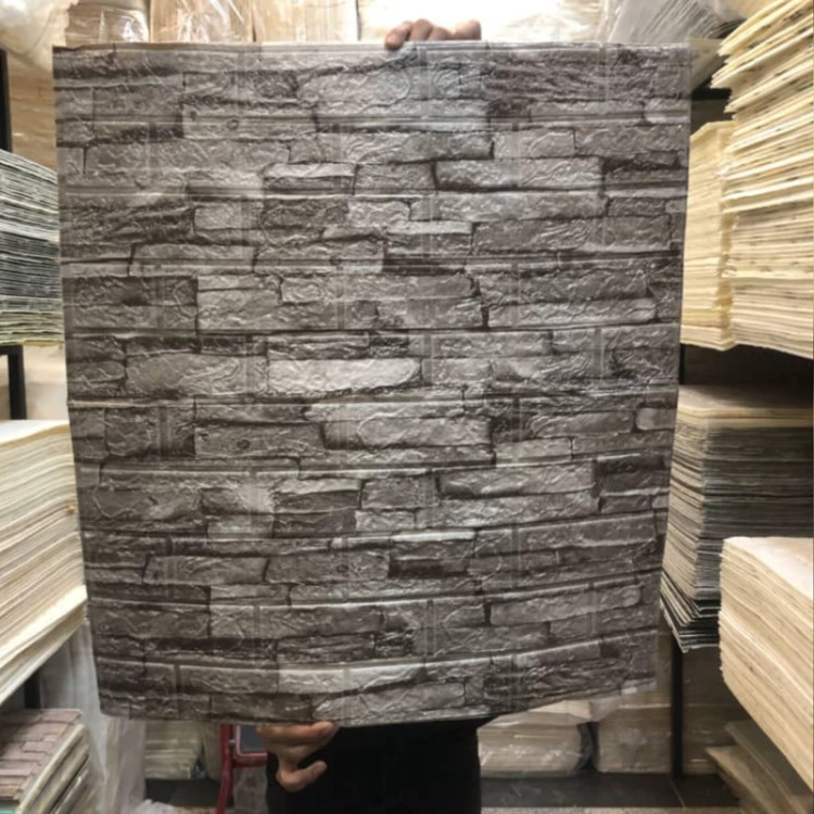 دیوارپوش فومی پشت چسبدار وارداتی کد 90-3 ابعاد 70در70 cm ضخامت 6میل (پس کرایه)