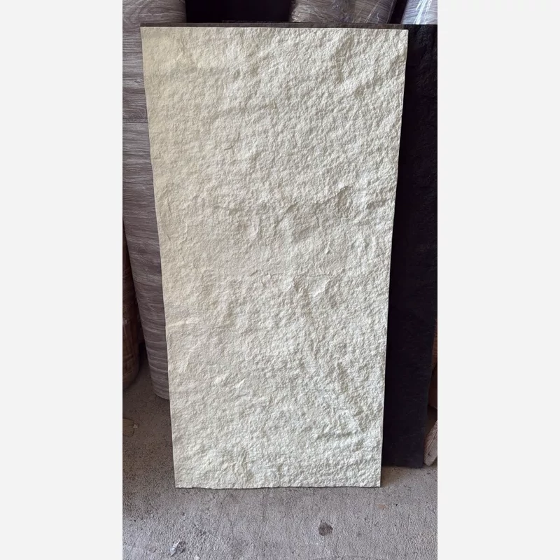 پنل صخره ای کرمی ابعاد 60در120 cm ضخامت 13میل (پس کرایه)