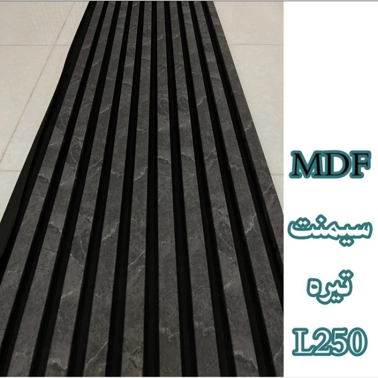ترمووال فوم پنل سیمنت تیره کد L250، مغزMDF روکش PVC ابعاد50در280 cm (ارسال با باربری) (پس کرایه)