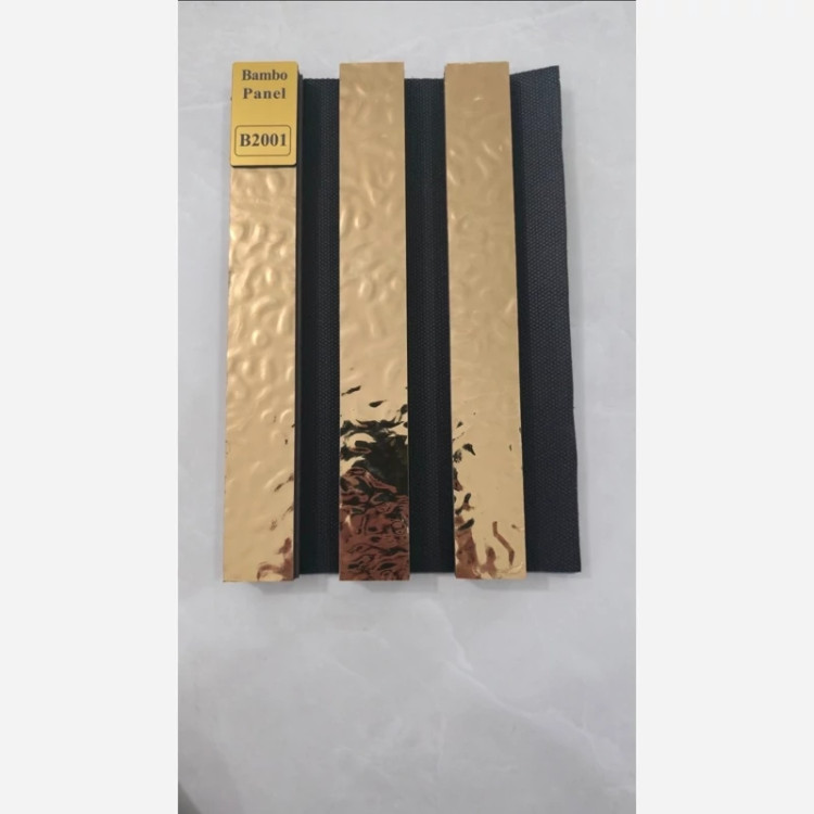 ترموبامبو فوم پنل ضدآب آکوستیک طلایی کد B2002 ابعاد50در280 cm (ارسال با باربری) (پس کرایه)