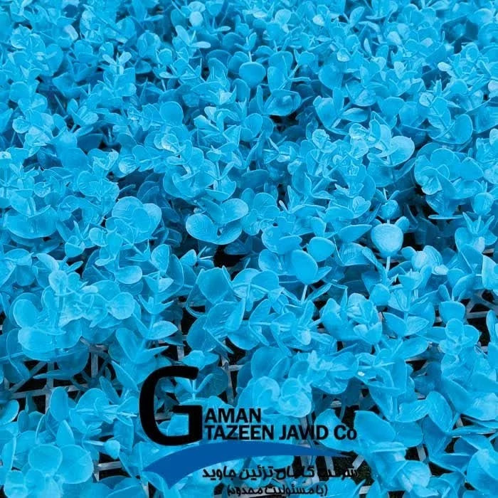 گرین وال آبی ابعاد 50در50 cm، گامان (دیوار سبز)(پس کرایه)