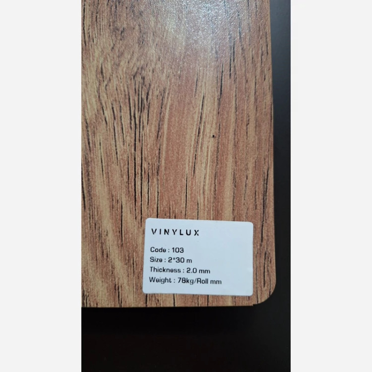کفپوش پشت موکتی (نمدی) وینیلوکس وارداتی کد 103 عرض 2متر و ضخامت 2mm (پس کرایه)