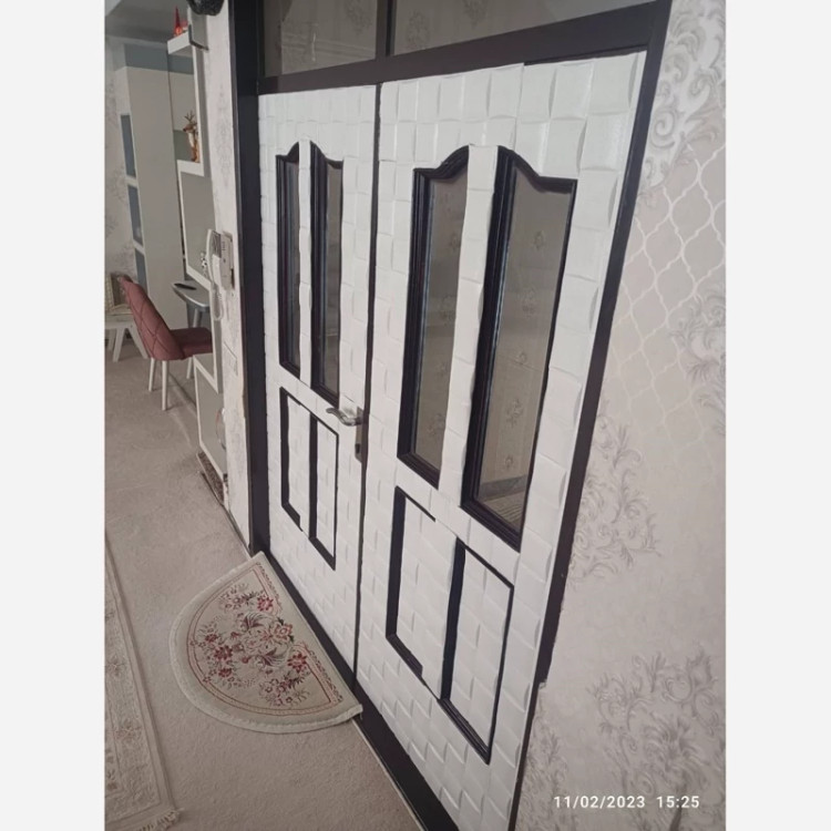 دیوارپوش فومی رولی مربع مشبک پشت چسبدار 70در280 cm، ضخامت 7میل (پس کرایه)