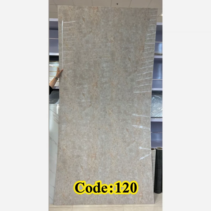 ماربل شیت کد 120 ابعاد 122در280 cm ضخامت 2.5 میل وارداتی کیفیت عالی آلمانی (پس کرایه)
