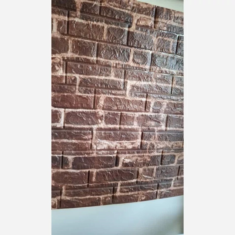 دیوارپوش فومی پشت چسبدار طرح چاپی زمینه سنگ انتیک کد M141 ابعاد 70در77 cm ضخامت 8میل (پسکرایه)