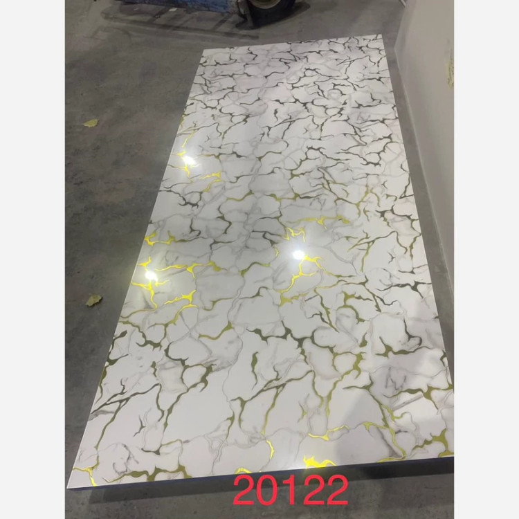 ماربل شیت طلاکوب کد 20122 ابعاد 122در280 cm ضخامت 2.5میل (پس کرایه)