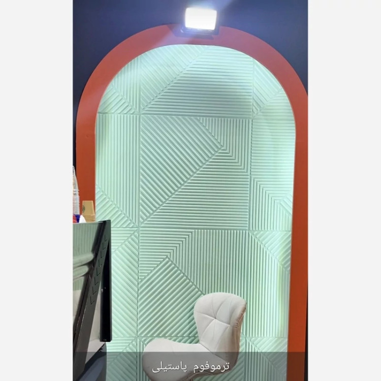 دیوارپوش فومی پشت چسبدار ترموفوم ابعاد70در70 cm، ضخامت 8میل (پس کرایه)
