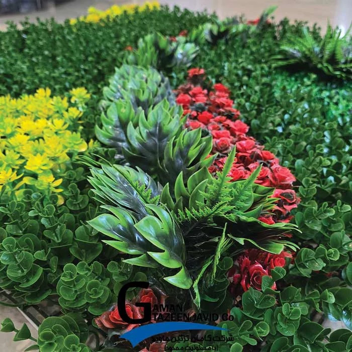 دیوار سبز مصنوعی استوایی طرح بهشت 1در1 (پس کرایه)