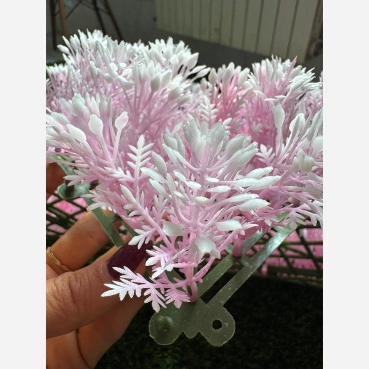 گرین وال (دیوار سبز) مینا صورتی سفید 50در50 cm (پس کرایه)