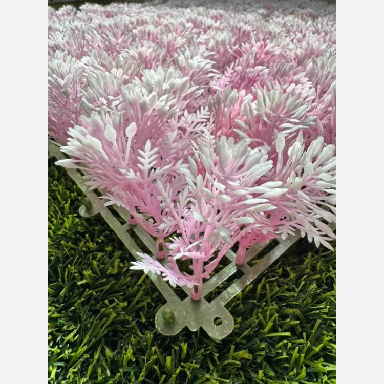 گرین وال (دیوار سبز) مینا صورتی سفید 50در50 cm (پس کرایه)