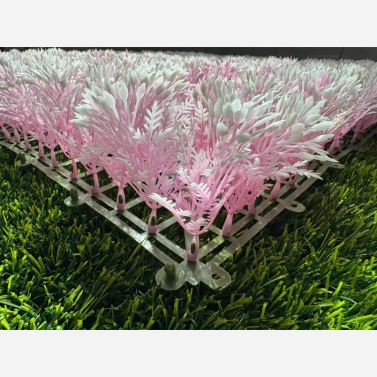 گرین وال (دیوار سبز) مینا صورتی سفید 50در50 cm (پس کرایه)