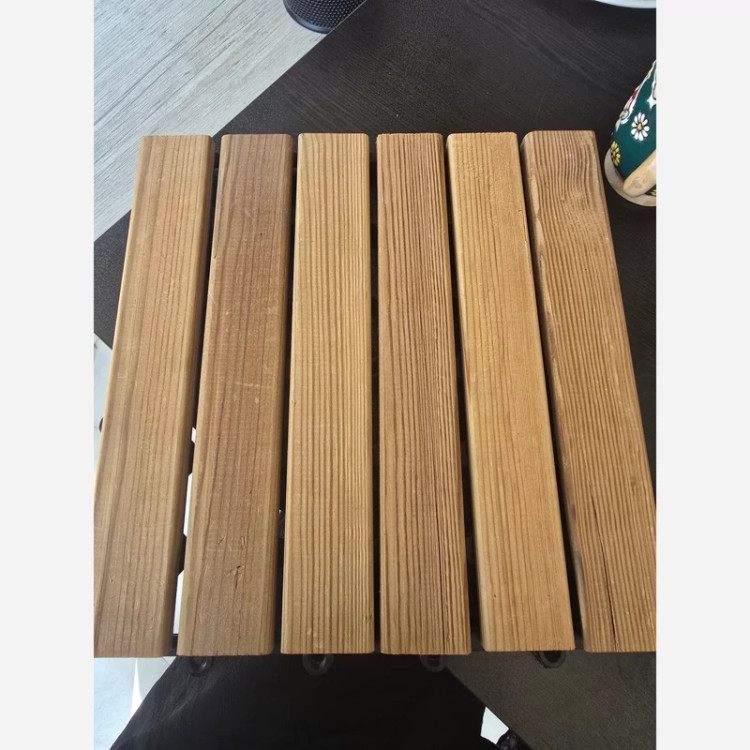 تایل چوب ترموود 6تیکه 19میل آسیاچمن ابعاد 30در30، قابل حمل و نصب درهرمحیط (پس کرایه)