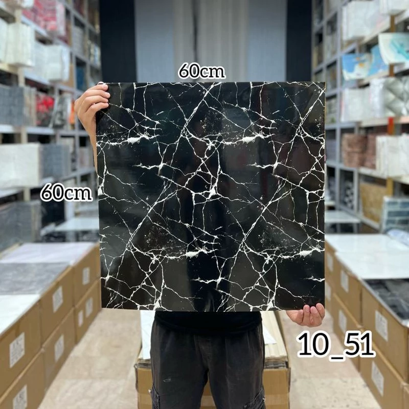 فوم ماربل کد 51-10 پشت چسبدار(سطح صاف) 60در60 cm ضخامت 2میل. (ارسال پس کرایه)