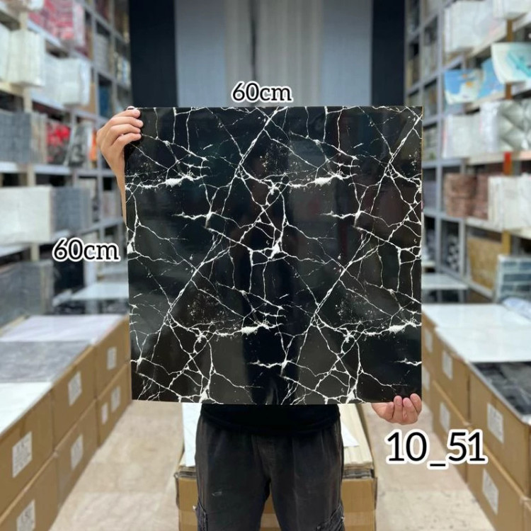 فوم ماربل کد 51-10 پشت چسبدار(سطح صاف) 60در60 cm ضخامت 2میل. (ارسال پس کرایه)