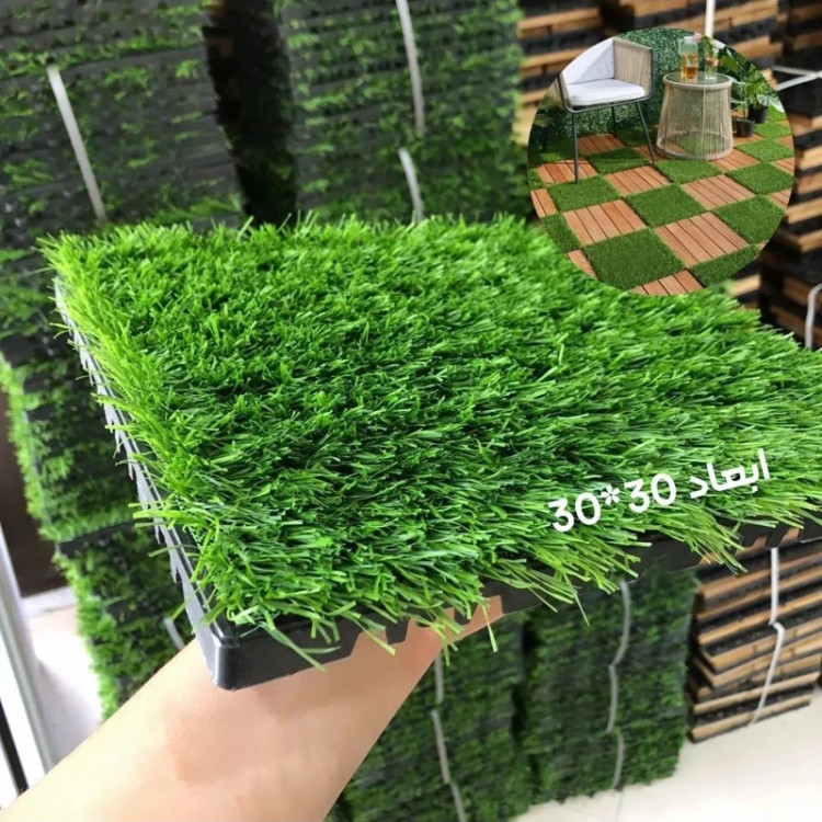 تایل چمن ابعاد 30در30 cm،نوزده میل، کاملآ ضدآب و قابل حمل و نصب در هر محیط (پس کرایه)