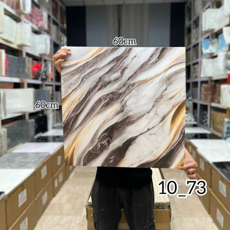 فوم ماربل کد 73-10 پشت چسبدار(سطح صاف) 60در60 cm ضخامت 2میل. (ارسال پس کرایه)