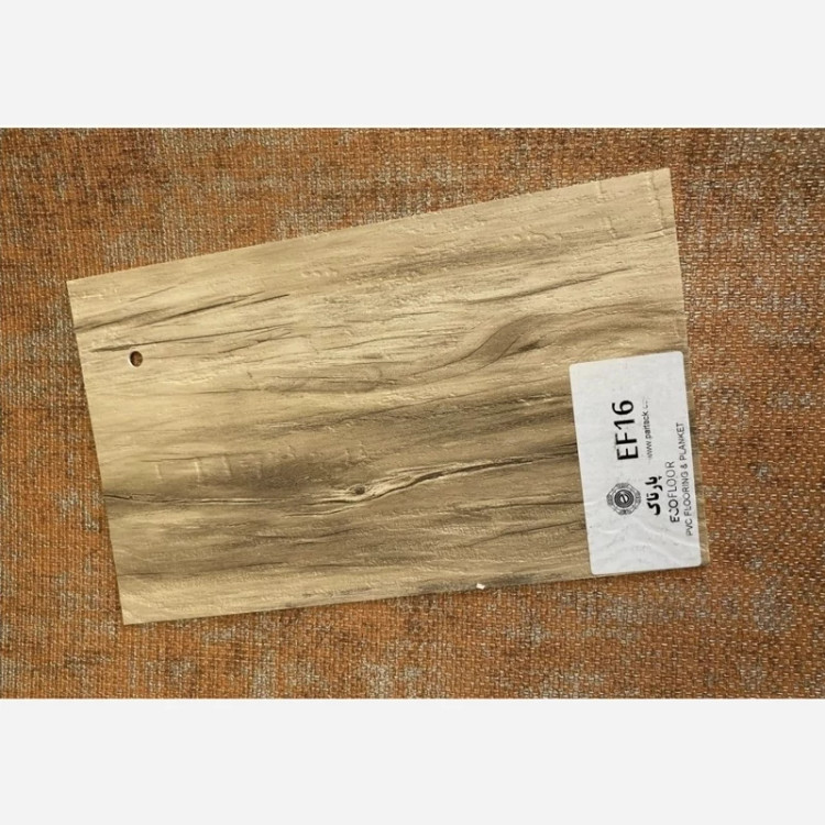 کفپوش PVCپشت چسبدار کد EF16 ابعاد 18در120 cm، ضخامت 2میل بسته شامل 3متر و88 سانتی مترمربع (پس کرایه)