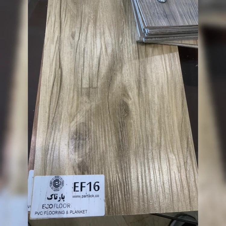 کفپوش PVCپشت چسبدار کد EF16 ابعاد 18در120 cm، ضخامت 2میل بسته شامل 3متر و88 سانتی مترمربع (پس کرایه)