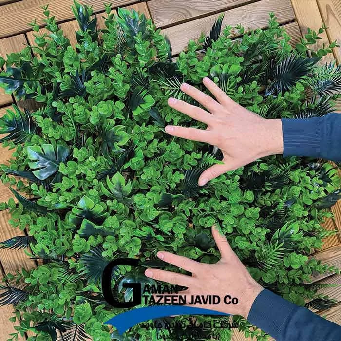 گرین وال (استوایی) پرتراکم،UVدار، وارداتی ابعاد 50در50 cm، یو وی دار، جنس درجه1 گامان (دیوارسبز) (پس کرایه)