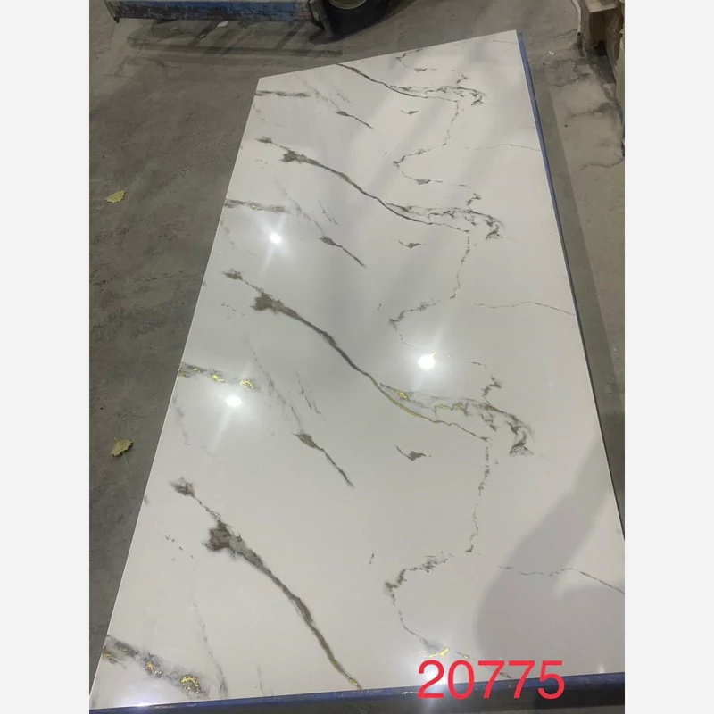 ماربل شیت طلاکوب کد 20775 ابعاد 122در280 cm ضخامت 2.5میل (پس کرایه)