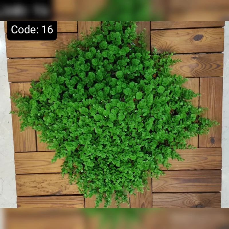 گرین وال (کد 16) ابعاد 50در50 cm  پرتراکم گامان (دیوارسبز) (پس کرایه)
