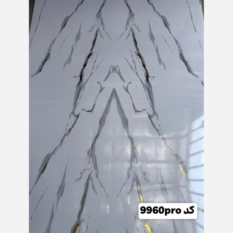 ماربل شیت طلاکوب کد 9960Pro ابعاد 122در280 cm ضخامت 2.7میل (پسکرایه)