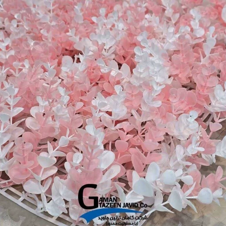 گرین وال سفید صورتی ابعاد 50در50 cm، گامان (دیوار سبز)(پس کرایه)