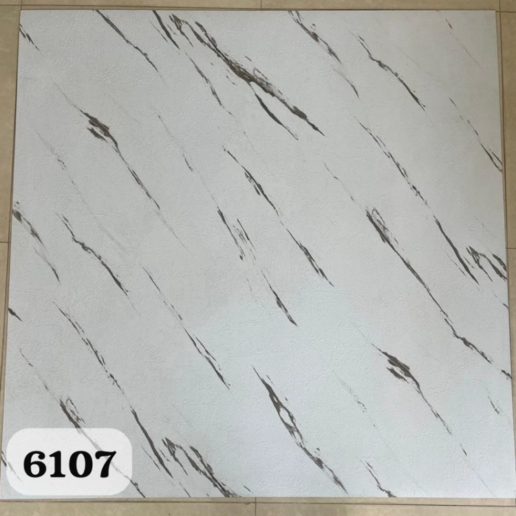 کفپوش PVC پرتردد کد 6107 طرح ماربل ابعاد 120در120 cm، ضخامت 2 میل(نصب با چسب جداگانه) (پس کرایه)