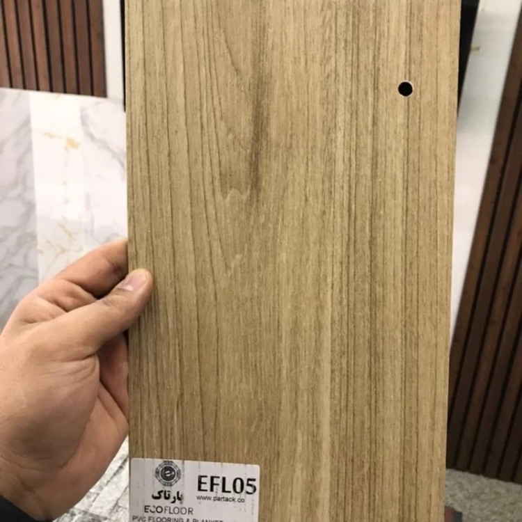 کفپوش PVCپشت چسبدار کد EF05 ابعاد 18در120 cm، ضخامت 2میل بسته شامل 3متر و88 سانتی مترمربع (پس کرایه)