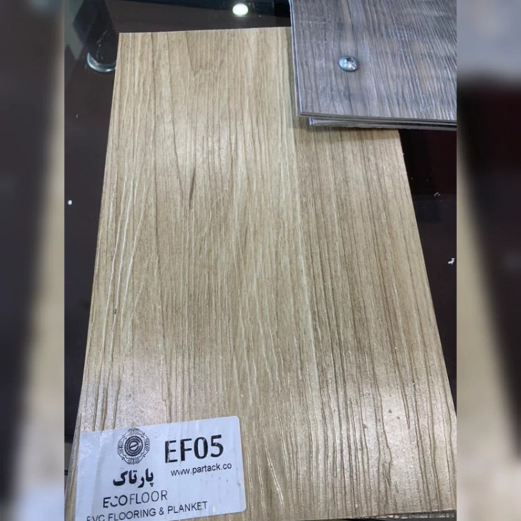 کفپوش PVCپشت چسبدار کد EF05 ابعاد 18در120 cm، ضخامت 2میل بسته شامل 3متر و88 سانتی مترمربع (پس کرایه)
