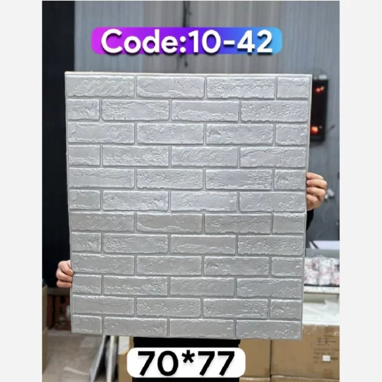 دیوارپوش فومی پشت چسبدار وارداتی کد 42-10 ابعاد70در77 cm، ضخامت 6میل(پس کرایه)