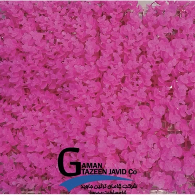 گرین وال صورتی ابعاد 50در50 cm، گامان (دیوار سبز)(پس کرایه)