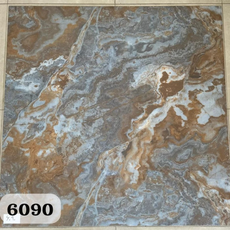 کفپوش PVC پرتردد کد 6090 طرح ماربل ابعاد120در120 cm، ضخامت 2میل (نصب با چسب جداگانه) (پس کرایه)